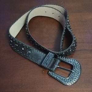 Studded Brown Belt